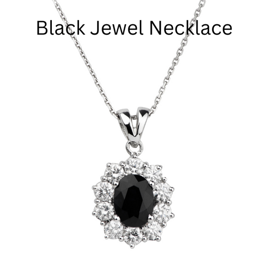 Black Jewel Necklace